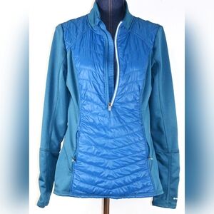 Vintage Champion Duo-Dry Women's L Athleisure Jacket VN1176823 Reflective Strip